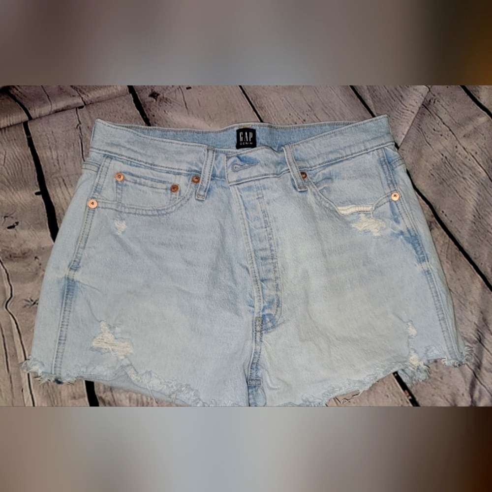 Denim shorts
